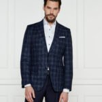 Woolen blazer H-Hutson-233 Slim Fit | with addition of linen