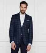 Woolen blazer H-Hutson-233 Slim Fit | with addition of linen