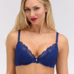 NAVY HARPER balconette bra
