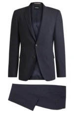 BOSS Suits Slim Fit - H-HUGE-2PCS-224 505349144063545624519 - Image 2