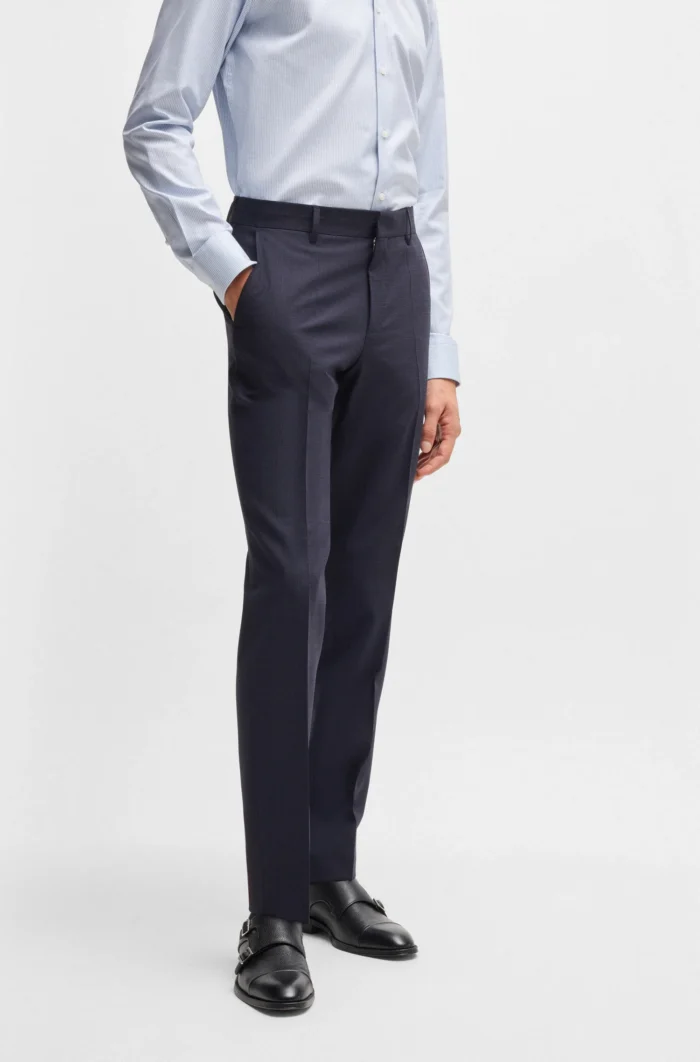 BOSS Suits Slim Fit - H-HUGE-2PCS-224 505349144063545624519 - Image 4