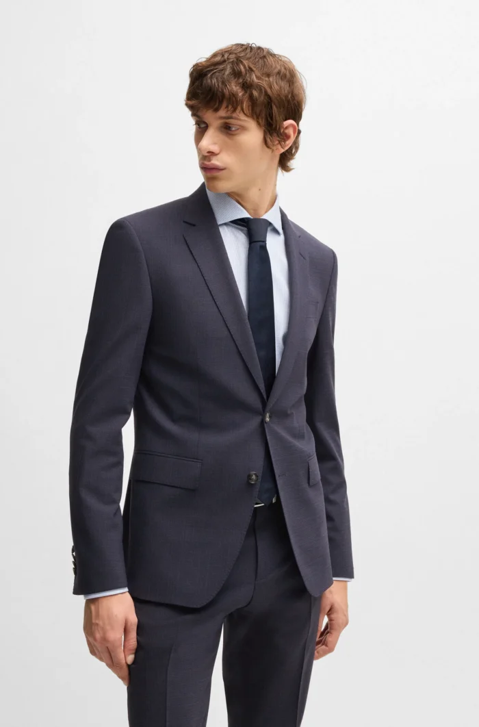 BOSS Suits Slim Fit - H-HUGE-2PCS-224 505349144063545624519 - Image 3