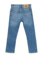 Calvin Klein Kids logo-patch jeans - Image 4