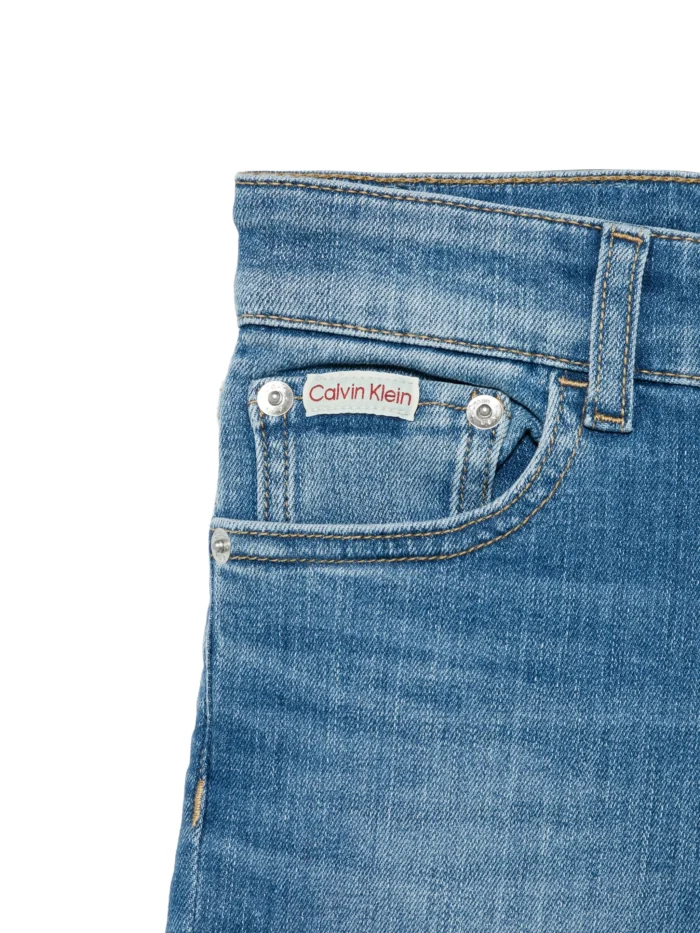 Calvin Klein Kids logo-patch jeans - Image 2