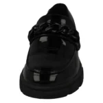 Girls Clarks 'Evyn Walk K' Chunky Slip On Loafer School Shoes - F & G Fitting - Image 2