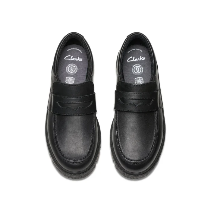 Boys - Lorcam Craft Youth Black Leather - Image 4