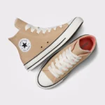 Converse Chuck Taylor All Star Women's Beige Suede Sneakers - Image 2