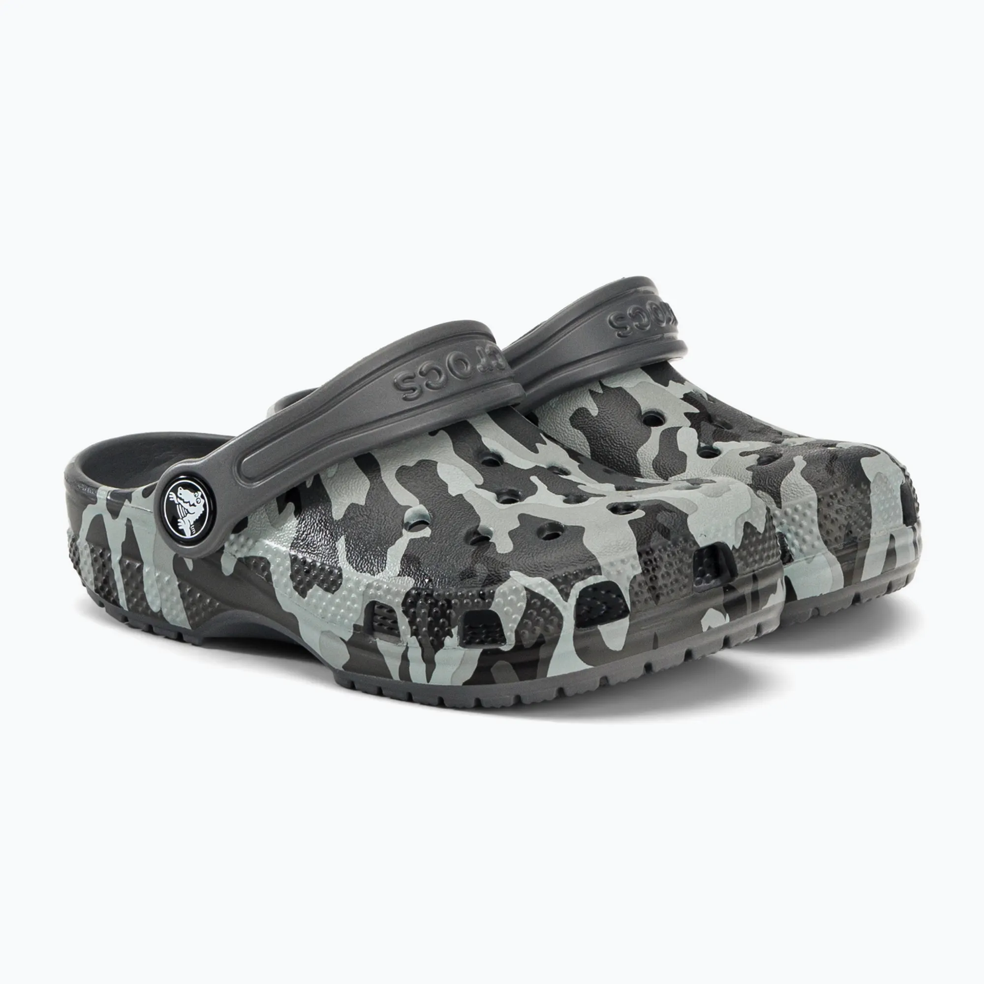 CR-SH-2059 (5) Crocs Classic Camo Clog T grey children's flip-flops 207593-097 - Image 1