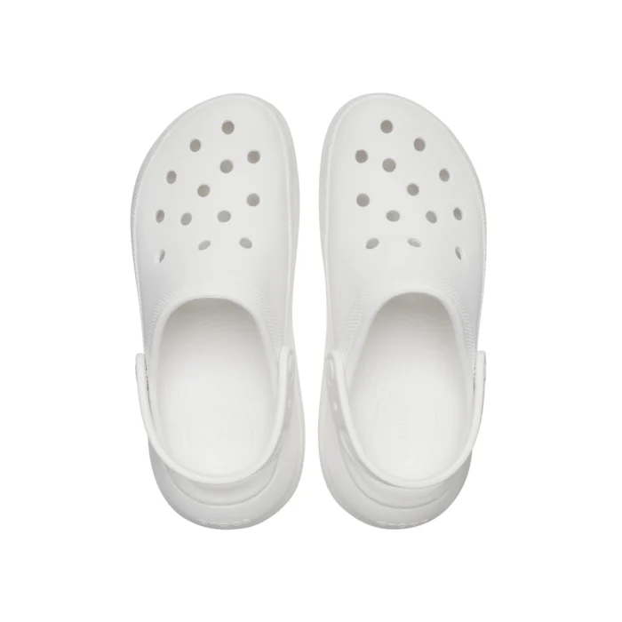 Unisex Crocs Crush Classic Clog - White - Image 2