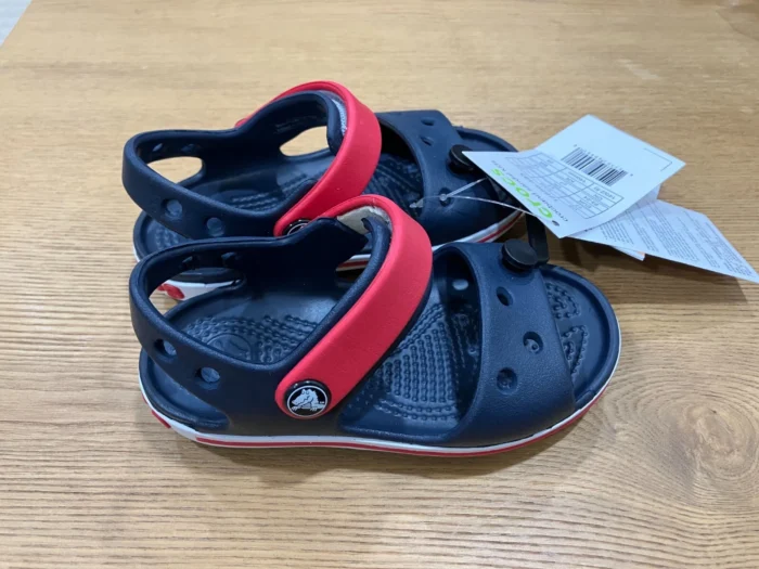 Crocs Crocband Kids Sandal 12856-485 Navy/Red Size C 7 - Image 5