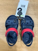 Crocs Crocband Kids Sandal 12856-485 Navy/Red Size C 7 - Image 3
