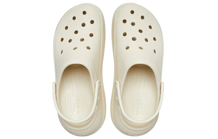 CR-SH-2074 (1) Crocs Classic Crush Clog 'Bone' 207521-2Y2 - Image 1