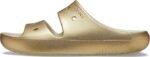 Crocs Unisex Classic Gold Metallic Two Strap Sandals ... - Image 3