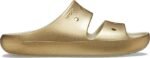 Crocs Unisex Classic Gold Metallic Two Strap Sandals ... - Image 5