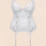 Fascinate Plunge Basque White