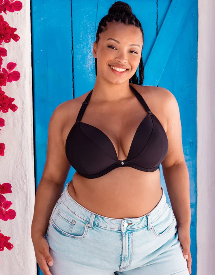 Superplunge Multiway Padded Plunge Bra Black - Image 2