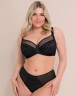 Amaze Balcony Side Support Bra Black - Image 3
