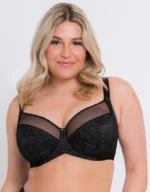 Amaze Balcony Side Support Bra Black