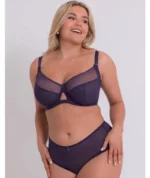 Curvy Kate Victory Balcony Bra - Deep Purple - Image 5