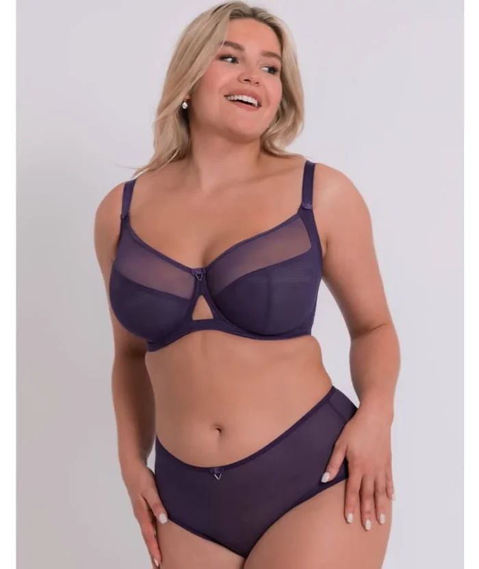 Curvy Kate Victory Balcony Bra - Deep Purple - Image 5