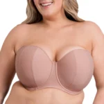 Curvy Kate Luxe Multiway Strapless Underwire Bra -- Latte