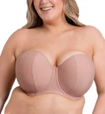 Curvy Kate Luxe Multiway Strapless Underwire Bra -- Latte