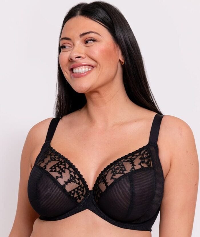 Curvy Kate Centre Stage Full Plunge Bra - Black - Image 3