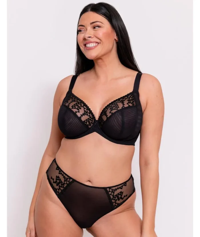 Curvy Kate Centre Stage Full Plunge Bra - Black - Image 2