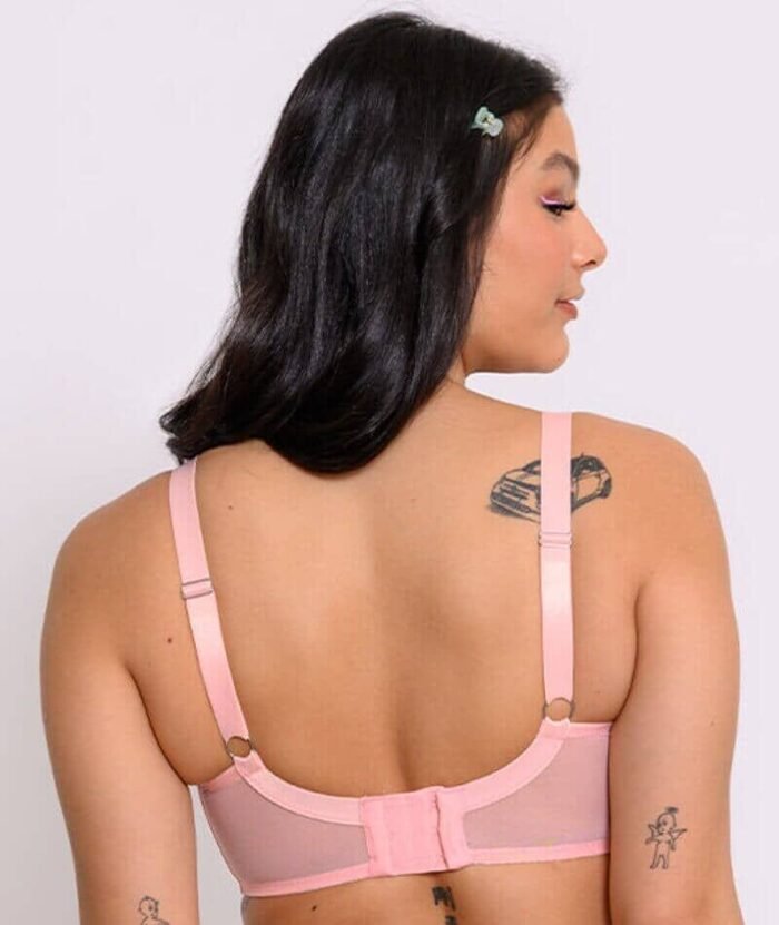 Curvy Kate Lift Off Padded Balcony Bra - Rose Sparkle - Image 3