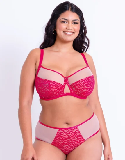 Victory Wild Balcony Bra Hot Pink/ Blush
