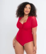 Curvy Kate Swimwear Wrapsody Red Multiway Bandeau One Piece CS005600 - Image 2