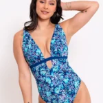 Mykonos Reversible Non-Wired Multiway Swimsuit Blue Print
