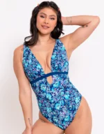 Mykonos Reversible Non-Wired Multiway Swimsuit Blue Print
