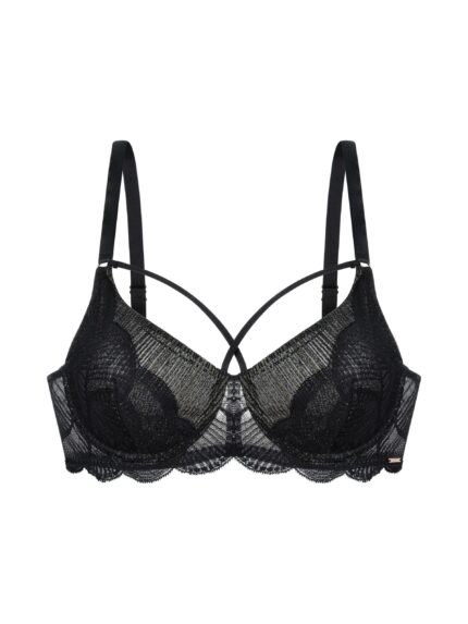 Dorina Bailey non-padded bra black with gold details
