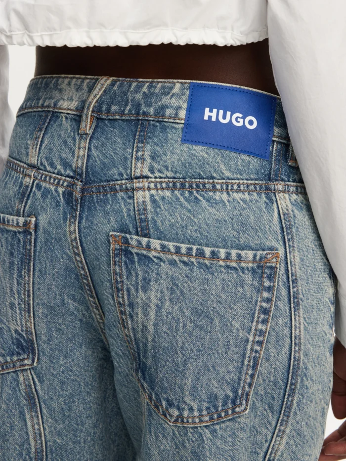 HUGO Leni Jeans 50531726 Blue Loose Fit - Image 5