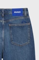 Mom jeans in medium-blue stretch denim - Image 2