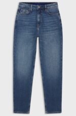 Mom jeans in medium-blue stretch denim - Image 6