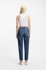 Mom jeans in medium-blue stretch denim - Image 3
