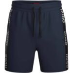 Hugo Casual cotton shorts 50496996 blue