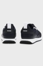 Mixed-material trainers with branded accents1 - Image 5