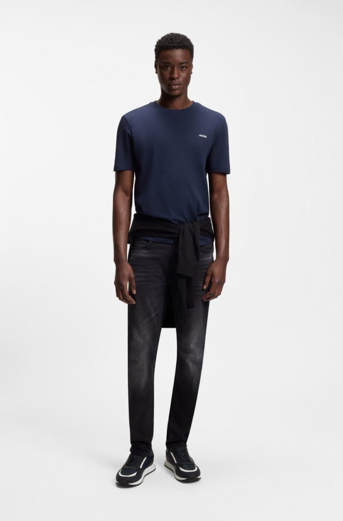Mixed-material trainers with branded accents1 - Image 3
