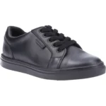Hush Puppies Sam Leather Memory Foam Junior Kids Boys School Shoes - Image 3