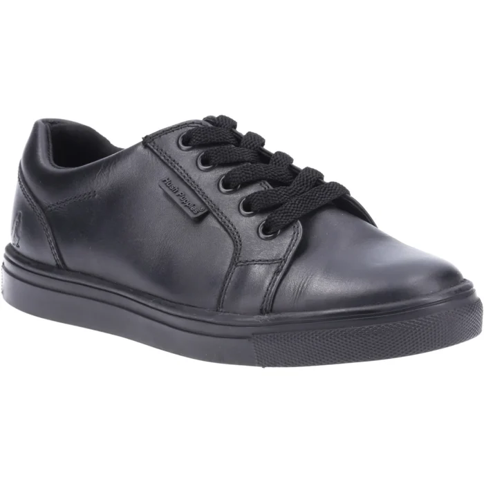 Hush Puppies Sam Leather Memory Foam Junior Kids Boys School Shoes - Image 3