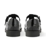 Junior Girls Lachly Brogue T-Bar Patent Leather Black - Image 2