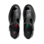 Junior Girls Lachly Brogue T-Bar Patent Leather Black - Image 5