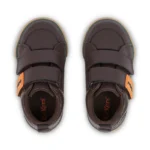Infant Boys Tovni Twin ZigZag Trainers Leather Brown - Image 6