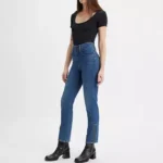 724 High Rise Straight Button Shank Women's Jeans - Image 5