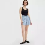 Belted Baggy Women's Shorts