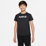 Nike Pro Training T-Shirt Dri-FIT - Black/White Kids