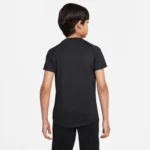 Nike Pro Training T-Shirt Dri-FIT - Black/White Kids - Image 2